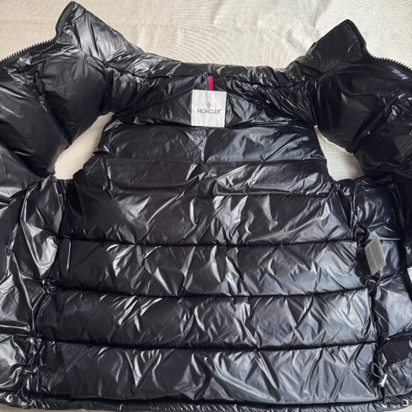 Moncler Men's Ouse Hooded Down Gilet in Black - Picture 8 of 12